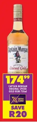 Shoprite Liquor Captain morgan original spiced gold rum offer