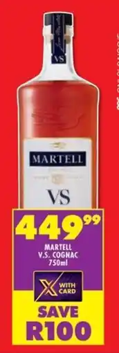 Shoprite Liquor Martell v.s. cognac offer