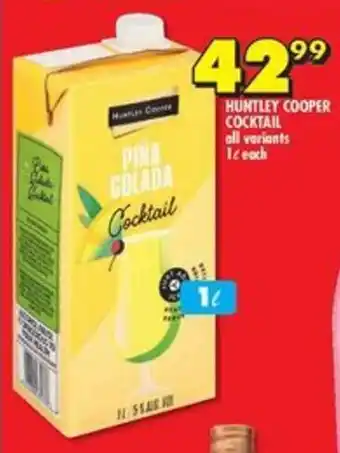 Shoprite Liquor Huntley cooper cocktail all variants offer