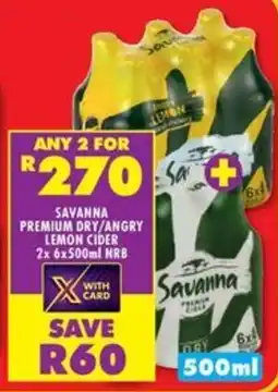 Savanna Cider Asstd. NRB offer at OK Liquor