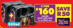 Shoprite Liquor Carling black label beer offer