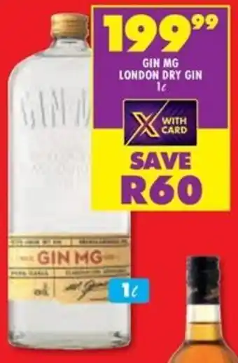 Shoprite Liquor Gin mg london dry gin offer