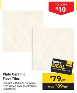 Builders Warehouse Plato Ceramic Floor Tiles offer