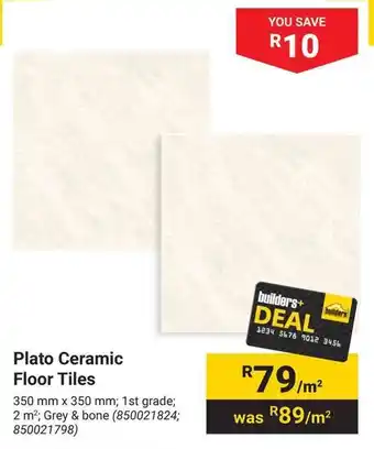 Builders Warehouse Plato Ceramic Floor Tiles offer