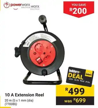 Builders Warehouse 10 A Extension Reel offer