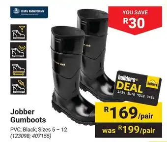 Builders Warehouse Jobber Gumboots offer