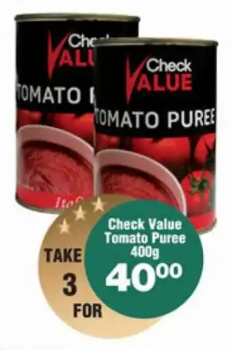 Check Star Check Value Tomato Puree offer