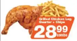 Check Star Grilled Chicken Leg Quarter + Chips offer