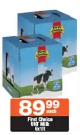 Check Star First Choice UHT Milk offer