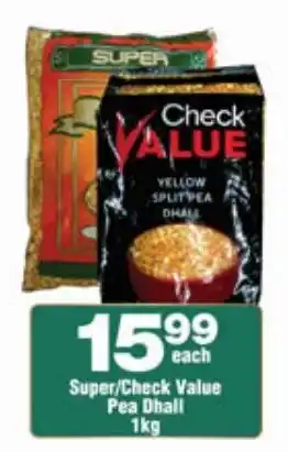 Check Star Super/Check Value Pea Dhall offer