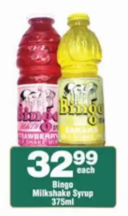 Check Star Bingo Milkshake Syrup offer