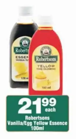 Check Star Robertsons Vanilla/Egg Yellow Essence offer