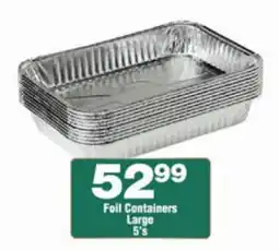 Check Star Foil Containers Large offer