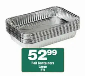 Check Star Foil Containers Large offer