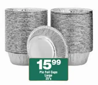 Check Star Pie Foil Cups Large offer