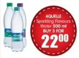 Saverite AQUELLE Sparkling Flavours Water offer