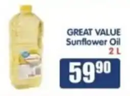 Saverite GREAT VALUE Sunflower Oil offer