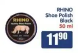 Saverite RHINO Shoe Polish Black offer