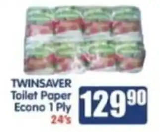 Saverite TWINSAVER Toilet Paper Econo 1 Ply offer