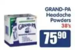 Saverite GRAND-PA Headache Powders offer