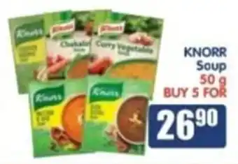 Saverite KNORR Soup offer