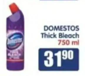 Saverite DOMESTOS Thick Bleach offer