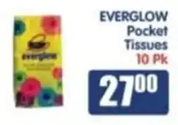 Saverite EVERGLOW Pocket Tissues offer