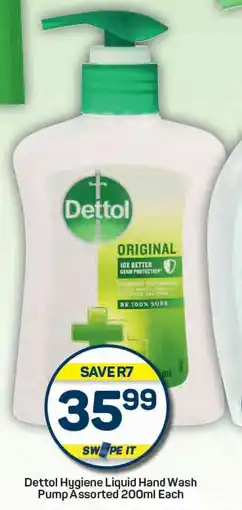 Pick n Pay Dettol Hygiene Liquid Hand Wash Pump Assorted offer