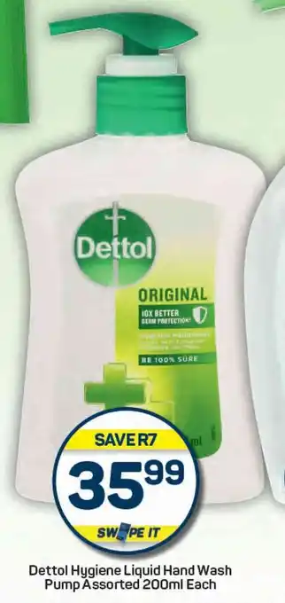 Pick n Pay Dettol Hygiene Liquid Hand Wash Pump Assorted offer