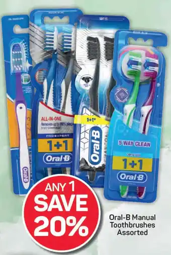 Pick n Pay Oral-B Manual Toothbrushes Assorted offer