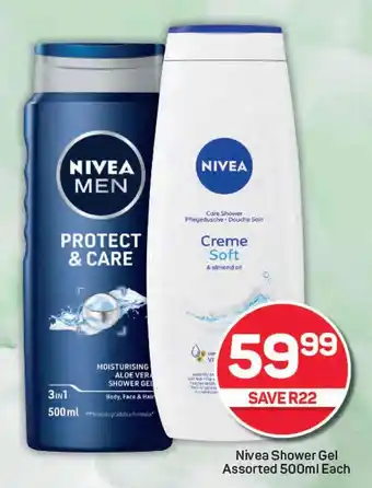 Pick n Pay Nivea Shower Gel Assorted offer