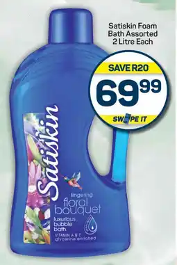 Pick n Pay Satiskin Foam Bath Assorted offer