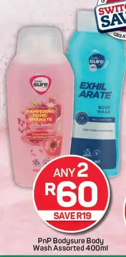 Pick n Pay PnP Bodysure Body Wash Assorted offer