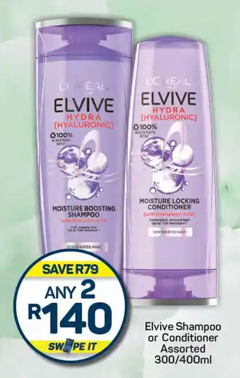 Pick n Pay Elvive Shampoo or Conditioner Assorted offer