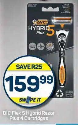 Pick n Pay BIC Flex 5 Hybrid Razor Plus 4 Cartridges offer