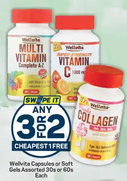 Pick n Pay Wellvita Capsules or Soft Gels Assorted offer