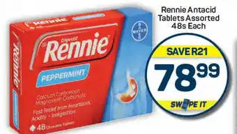 Pick n Pay Rennie Antacid Tablets Assorted offer