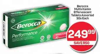 Pick n Pay Berocca Multivitamin Effervescent Tablets Assorted offer