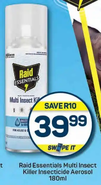 Pick n Pay Raid Essentials Multi Insect Killer Insecticide Aerosol offer