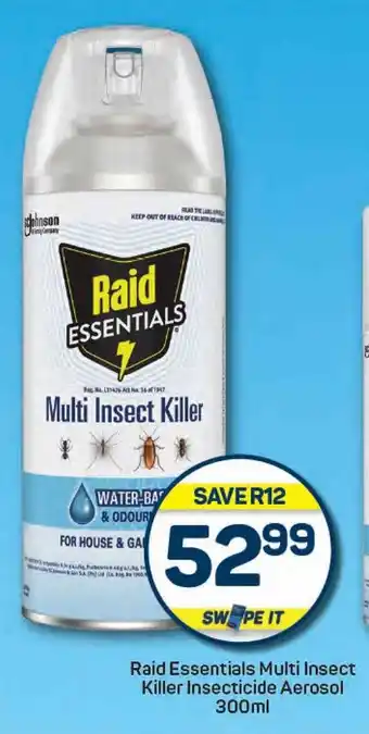 Pick n Pay Raid Essentials Multi Insect Killer Insecticide Aerosol offer