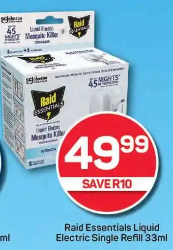 Pick n Pay Raid Essentials Liquid Electric Single Refill offer