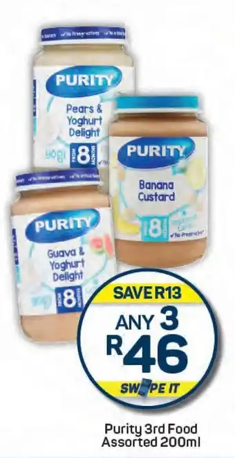 Pick n Pay Purity 3rd Food Assorted offer