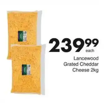 Save Lancewood Grated Cheddar Cheese offer