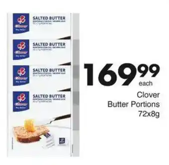 Save Clover Butter Portions offer