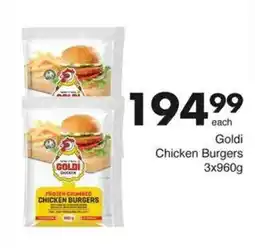 Save Goldi Chicken Burgers offer