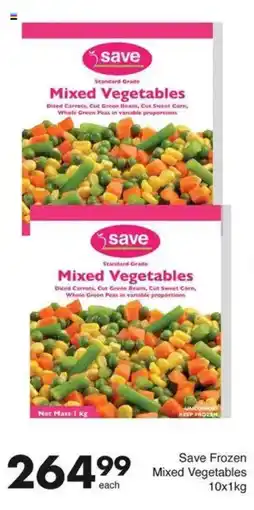 Save Save Frozen Mixed Vegetables offer