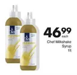 Save Chef Milkshake Syrup offer