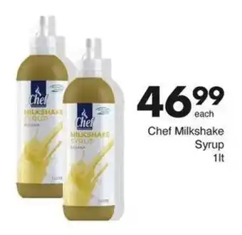 Save Chef Milkshake Syrup offer