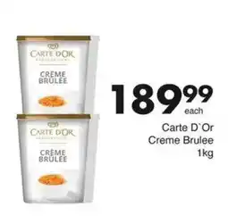 Save Carte D'Or Creme Brulee offer