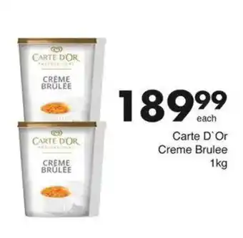 Save Carte D'Or Creme Brulee offer